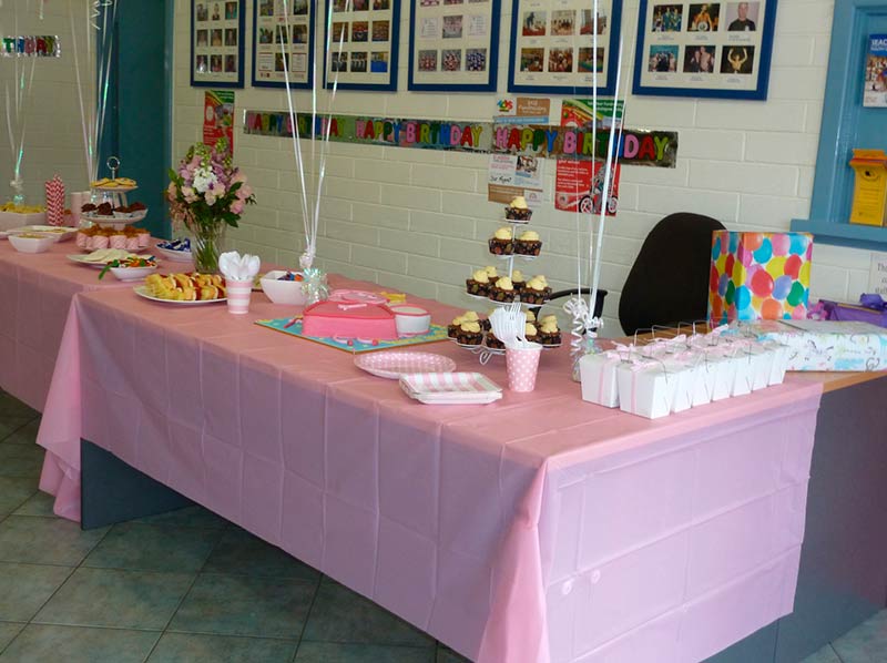 Seacliff Kindergym - party table