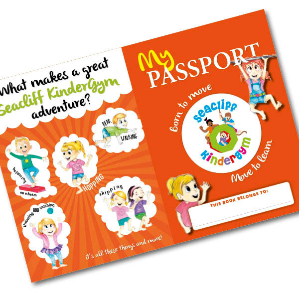 Seacliff Kindergym - Passport Book Cover